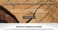 Desktop Screenshot of kunstamholz.de